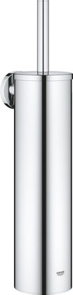 Ёршик для унитаза Grohe Essentials настенный, металлическая колба, хром 40696000