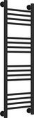 Полотенцесушитель водяной Сунержа Богема+ прямая 1000x300, матовый чёрный 31-0220-1030