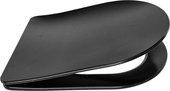 Крышка-сиденье Aquatek AQ5026-MB Soft-close, быстросъёмное, тонкое, чёрный