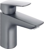 Смеситель для раковины Aquatek Вега 97, без донного клапана, оружейная сталь AQ1010BGM