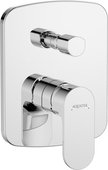 Смеситель для душа Aquatek Альфа, 2 потребителя, внешняя и скрытая часть, хром AQ1946CR