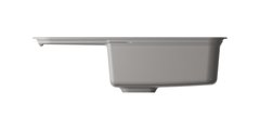 Кухонная мойка Omoikiri Tasogare-78-GR, с крылом, оборачиваемая, Artgranit, leningrad grey 4993748