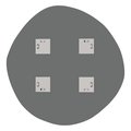 Зеркало органической формы Evoform Essence 800x800, с полированной кромкой BY 0328