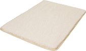 Коврик для ванной Kleine Wolke Seattle Nature 60х90см, 100% полиэстер, кремовый 4071202519