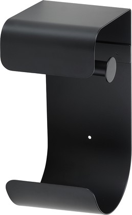 Держатель для туалетной бумаги Bemeta Hotel, 125x260мм, двойной, нерж. сталь, чёрный матовый 104112200