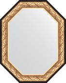 Зеркало Evoform Polygon 800x1000 в багетной раме 106мм, барокко золото BY 7244