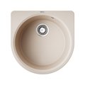 Кухонная мойка Omoikiri Akegata 51-SA, полукруглая, Artgranite, бежевый 4993759