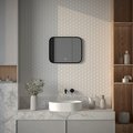 Зеркало с окантовкой Defesto Aura 50x40, LED подсветка, сенсорный выключатель, тёплый белый свет DF 2971SH