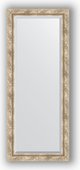 Зеркало Evoform Exclusive 580x1430 с фацетом, в багетной раме 70мм, прованс с плетением BY 3537