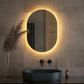 Зеркало Defesto Opti 50x70, LED подсветка, без выключателя, тёплый белый свет DF 2913