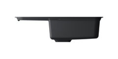 Кухонная мойка Omoikiri Tasogare 78-BL, с крылом, оборачиваемая, Artgranit, чёрный 4993750