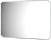 Зеркало с матированием и LED-подсветкой Defesto, 32W, 100x70см, сенсорный выключатель, тёплый белый свет DF 3819SH