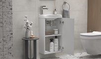 Тумба c раковиной Velvex Bio maxi 400-1-0 (Bio) навесная, белый глянец tp.BIO.BIO.MAXI.40.1D+rkBIO.40-81