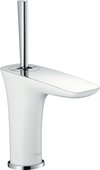 Смеситель для маленькой раковины Hansgrohe PuraVida, хром-белый 15075400