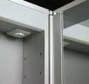 Зеркальный шкаф 66.5x70.0см с подсветкой двухдверный Keuco Royal T1 12602 171301