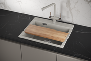 Кухонная мойка Granula Estetica ES-5804, 580x500, кварц, Базальт 5804, БАЗАЛЬТ