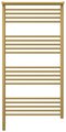 Полотенцесушитель электрический Сунержа Богема 3.0, 1200x600, МЭМ левый, с полкой, матовое золото 032-5806-1260