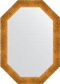Зеркало Evoform Polygon 500x700 в багетной раме 59мм, травленое золото BY 7037