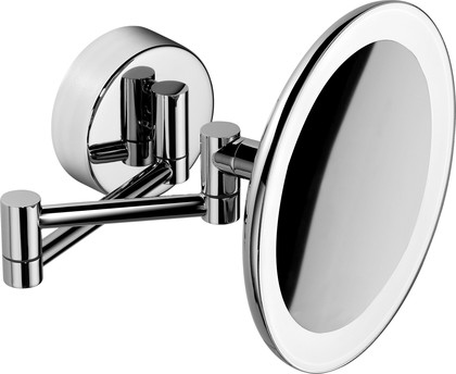 Зеркало косметическое Colombo Complementi, настенное, LED-подсветка, хром B9751