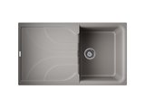 Кухонная мойка Omoikiri Yasugata 86-GR Tetogranit, оборачиваемая, leningrad grey 4993546
