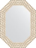 Зеркало Evoform Polygon 560x760 в багетной раме 89мм, перламутровые дюны BY 7301