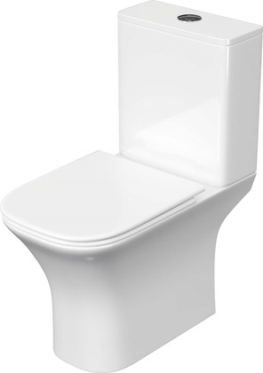 Унитаз напольный Aquatek Optima Square 665x345x775, комплект (чаша, бачок, сиденье) AQ4411-00