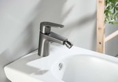 Смеситель для биде Aquatek Бетта, оружейная сталь AQ1118BGM