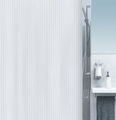 Штора для ванной Spirella Twill, 180x200см, полиэтилен, белый 1005845
