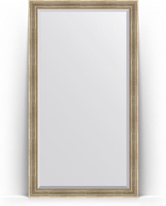 Зеркало Evoform Exclusive Floor 1120x2020 пристенное напольное, с фацетом, в багетной раме 93мм, серебряный акведук BY 6161