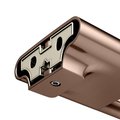 Полотенцедержатель Keuco Edition 400, 450x76мм, двойной, неповоротный, красное золото шлифованное 11518290000