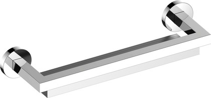 Полочка для душа Keuco Edition 90 со встроенным стеклоочистителем, 400мм, хром-алюминий 19059 010000