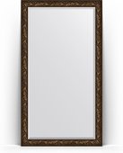 Зеркало Evoform Exclusive Floor 1140x2030 пристенное напольное, с фацетом, в багетной раме 99мм, византия бронза BY 6166