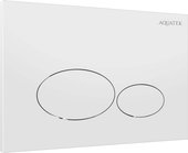 Панель смыва Aquatek клавиши овальные, 162x244, белый глянец KDI-0000071