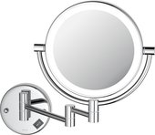 Зеркало косметическое Aquatek настенное, с подсветкой, x5, хром AQ4912CR