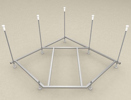 Сборный каркас для ванны Aquatek Ума (шпильки) KAR-0000023