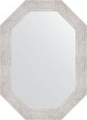 Зеркало Evoform Polygon 520x720 в багетной раме 70мм, серебряный дождь BY 7085