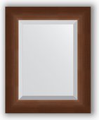 Зеркало Evoform Exclusive 420x520 с фацетом, в багетной раме 65мм, орех BY 1359