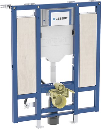 Инсталляция Geberit Duofix для подвесного унитаза, 112 см, со смывным бачком скрытого монтажа Sigma 12 см, безбарьерный, для поручней и опор 111.375.00.6