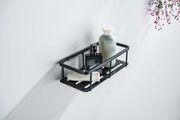 Полка для душа Aquatek 265x124x75, чёрный матовый AQ4936MB