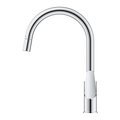 Смеситель для кухни Grohe BauEdge, с вытяжным изливом, хром 30536000