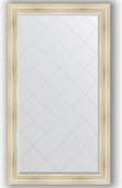 Зеркало Evoform Exclusive-G 990x1740 с гравировкой, в багетной раме 99мм, травлёное серебро BY 4418