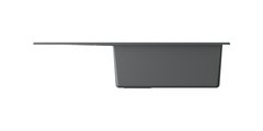 Кухонная мойка Omoikiri Sumi 86-PL с крылом, tetogranit, платина 4993651