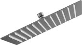 Верхний душ AQUAme Savona квадратный 300x300мм, нержавеющая сталь, gun metal AQM8607GM