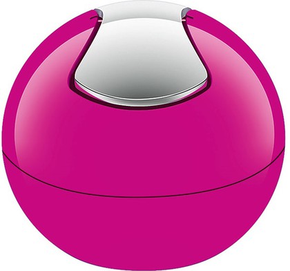 Настольный контейнер для мусора Spirella Bowl-Shiny, 1л, розовый 1015113