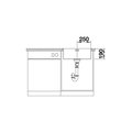 Кухонная мойка Blanco Andano 500-IF, отводная арматура, полированная сталь 522965