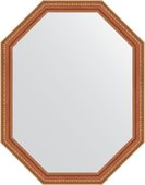 Зеркало Evoform Polygon 710x910 в багетной раме 60мм, бронзовые бусы на дереве BY 7056