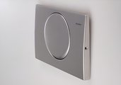 Смывная клавиша Geberit Mambo, смыв/стоп, с креплением на винтах, металлическая, нержавеющая сталь 115.751.00.1