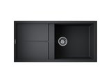 Кухонная мойка Omoikiri Sumi 100-BL с крылом, tetogranit, чёрный 4993654