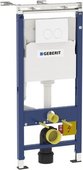Инсталляция для подвесного унитаза, комплект c клавишей Delta21 Geberit Duofix Plattenbau 458.122.11.1