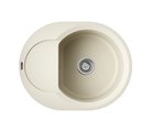 Кухонная мойка Omoikiri Sakaime 60E-BE с крылом, Tetogranit, ваниль 4993121